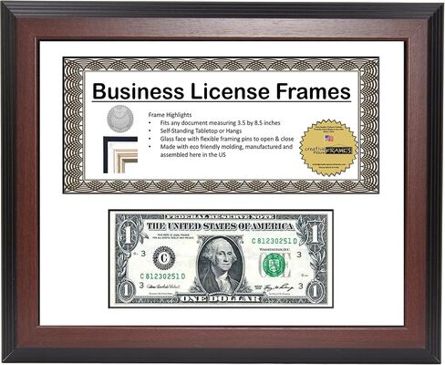 إطارات الصور الإبداعية كاندي رخصة, خشب, Double License in Kuwait
