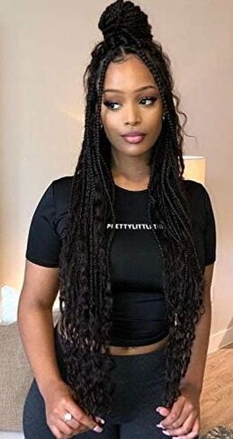 4 Packs Brazilian Wool Hair Yarn, Wool Yarn for Hair Jumbo Braiding& Senegalese Twisting Wool Hair Attachment Knitting Hair Braids(Natural Black) in Saudi Arabia