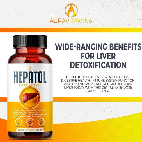 Liver Cleanse Detox - Herbal Liver Supplement with Turmeric; L-Cysteine Detox Support Liver Health; Healthy Digestion - Liver Support Detox Cleanse Supplements - 60 Ct (1) in Saudi Arabia