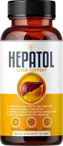 Liver Cleanse Detox - Herbal Liver Supplement with Turmeric; L-Cysteine Detox Support Liver Health; Healthy Digestion - Liver Support Detox Cleanse Supplements - 60 Ct (1) in Saudi Arabia