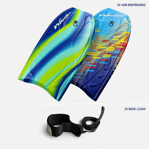 Wavestorm 40" Bodyboard 2-Pack , Blue red and Blue Yellow in Saudi Arabia