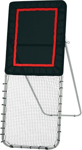 VEVOR Folding Lacrosse Rebounder for Backyard, Volleyball Bounce Back Net, Pitchback Throwback Baseball Softball Return Training Screen, Adjustable Angle Shooting Practice Training Wall in Saudi Arabia