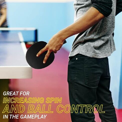 Killerspin Impact SmartGrip Table Tennis Paddles - Black Ping Pong Racket with Case, Table Tennis Equipment for Beginners/Intermediates - Ensures Good Control and Stroke in Saudi Arabia