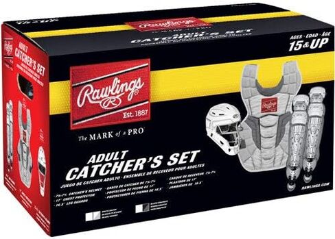 Rawlings | Velo 2.0 Catcher's Set | Baseball | Adult, Intermediate, Youth Sizing | Multiple Colors in Saudi Arabia