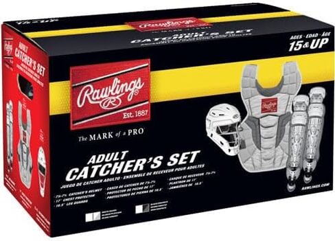 Rawlings | Velo 2.0 Catcher's Set | Baseball | Adult, Intermediate, Youth Sizing | Multiple Colors in Saudi Arabia