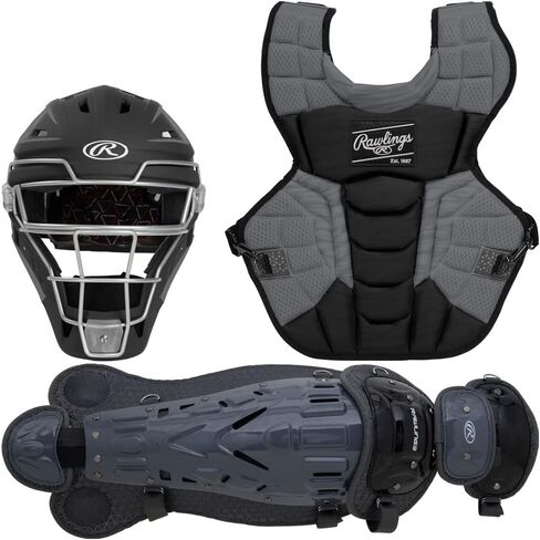 Rawlings | Velo 2.0 Catcher's Set | Baseball | Adult, Intermediate, Youth Sizing | Multiple Colors in Saudi Arabia
