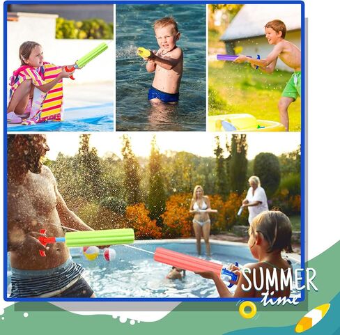 مسدسات المياه من دراموساري، 12 قطعة من رشاشات المياه الرغوية اللطيفة مع مقابض ديناصور وحيد القرن، مسدسات رش للأطفال الأولاد والبنات لحمام السباحة/الشاطئ in Kuwait