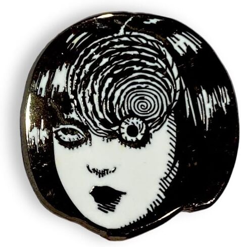 Junji ito Pin Tomie Pin Uzumaki Pin Junji ito enamel pin tomie Junji ito Uzumaki Junji ito tomie enamel pin hard enamel in Saudi Arabia