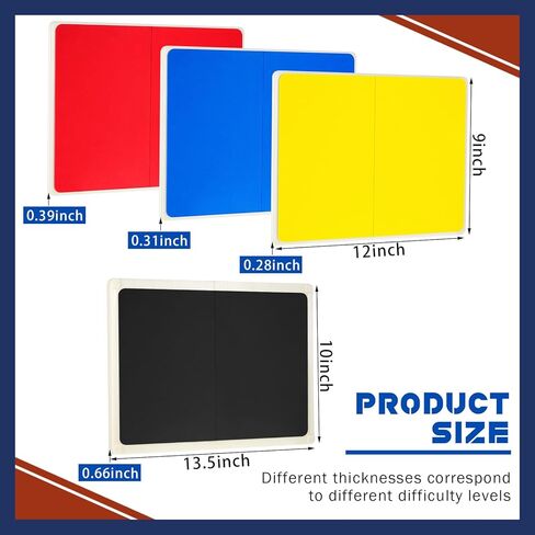 Jecery Rebreakable Punching Board Rebreakable Boards Martial Arts Taekwondo Karate MMA Ninja Training Practice EVA Boxing Equipment Karate Breaking Board for Kids Adults in Kuwait