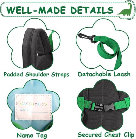 VASCHY Mini Toddler Backpack with Leash, Ultra Lightweight Tiny Little Daycare Backpack in Kuwait