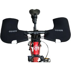 قفازات مقود الدراجة من ODIER، قفازات لراكبي الدراجات، قفازات للشتاء، غطاء حراري للمقود، زوج واحد من الدفء in Kuwait