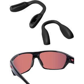 قطعتان مطورتان من وسادات الأنف لنظارات Oakley Split Shot OO9416، Crossrange OO9371، Targetline OO9397 OO9398، استبدال قطعة الأنف بالضغط، وسادة أنف مضادة للانزلاق، أسود