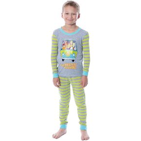 Scooby Doo Boys' Big Mystery Machine Pajama Set, Multi, 8