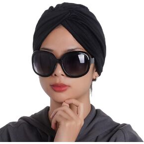 Turbans for Women Satin Lined Hair Bonnet Head Wrap Scarf Cover Durag Headwear Beanie Hat for Sleeping Outing Decor