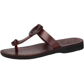 Holy Land Market Unisex Adults/Children Genuine Leather Biblical Sandals/Flip Flops (Jesus - Yashua) Shepherd's Field Style