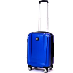 FUL 21 Inch Load Rider Rolling Luggage, Hardshell Carry On Suitcase with Wheels, Black