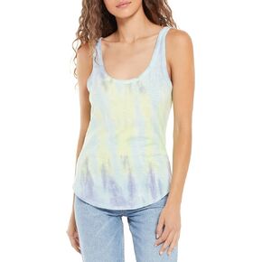 Z SUPPLY The Easy Sorbet Skies Tie-Dye Tank in Lavender Grey