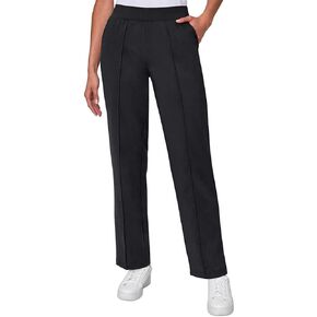 Mondetta Women's Straight Leg Pant (L, Blue)