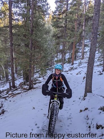 قفازات مقود الدراجة من ODIER، قفازات لراكبي الدراجات، قفازات للشتاء، غطاء حراري للمقود، زوج واحد من الدفء in Kuwait