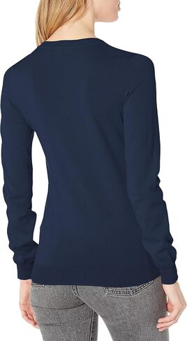 Lacoste Women's Classic Cotton V Neck Sweater in Saudi Arabia