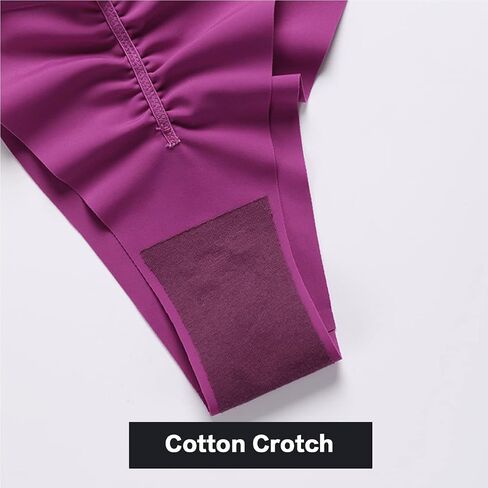 abandi Women's String Bikini Panties No Show High Cut Cheeky Panties Low Rise Hipster Seamless Underwear for Ladies in Saudi Arabia