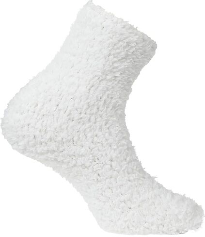 BEARPAW Pawz Women's Solid Lounge Socks Comfy Soft Cute Fuzzy Socks Warm Socks for Women - Women's Cozy Lounge Socks in Saudi Arabia