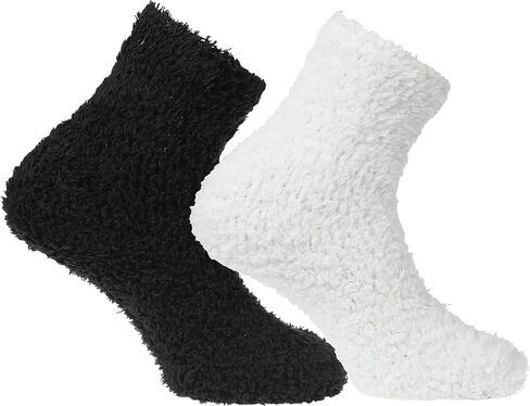 BEARPAW Pawz Women's Solid Lounge Socks Comfy Soft Cute Fuzzy Socks Warm Socks for Women - Women's Cozy Lounge Socks in Saudi Arabia