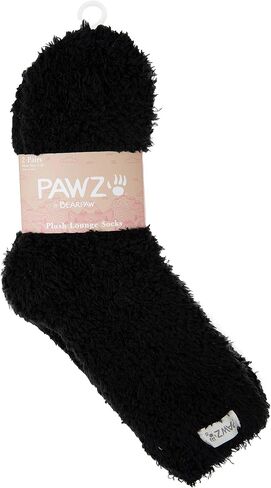 BEARPAW Pawz Women's Solid Lounge Socks Comfy Soft Cute Fuzzy Socks Warm Socks for Women - Women's Cozy Lounge Socks in Saudi Arabia