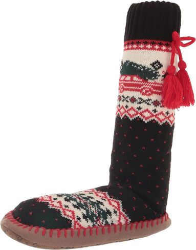 MUK LUKS Women's Acrylic Slipper Sox (1 Pair Pack) in Saudi Arabia