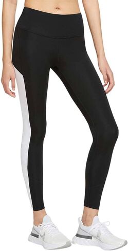 Nike Women's Leggings AIR DRI-FIT 7/8 Tight, Black/White in Saudi Arabia