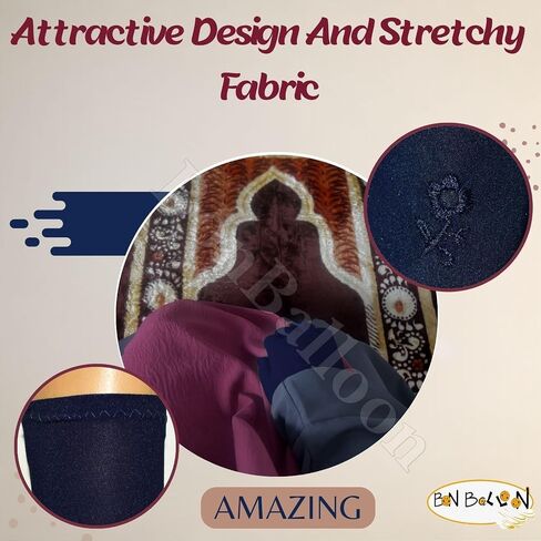 Stretch Gloves Sleeves Arm Arms Cover Covers Veil Hijab Hejab Islamic Islam Abaya Muslim Hijab Extensions Modest Glove Sleeve Women Winter Warm Warmer Outdoor Sun Block Ladies (Dark Blue) in Saudi Arabia