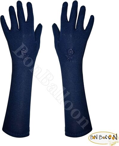 Stretch Gloves Sleeves Arm Arms Cover Covers Veil Hijab Hejab Islamic Islam Abaya Muslim Hijab Extensions Modest Glove Sleeve Women Winter Warm Warmer Outdoor Sun Block Ladies (Dark Blue) in Saudi Arabia