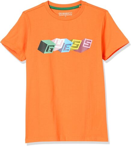 GUESS Boys' Organic Cotton Blocks Shirt in Saudi Arabia
