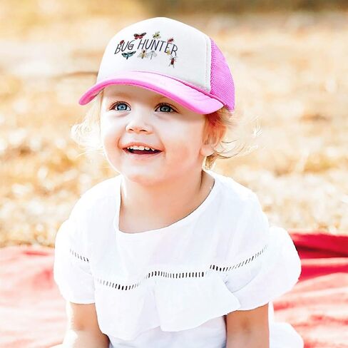 Custom Kids Trucker Hat Bug Hunter Hunting Polyester Boys Caps & Girls in Saudi Arabia