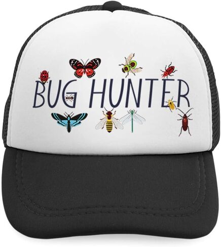 Custom Kids Trucker Hat Bug Hunter Hunting Polyester Boys Caps & Girls in Saudi Arabia
