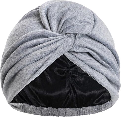 Turbans for Women Satin Lined Hair Bonnet Head Wrap Scarf Cover Durag Headwear Beanie Hat for Sleeping Outing Decor in Saudi Arabia