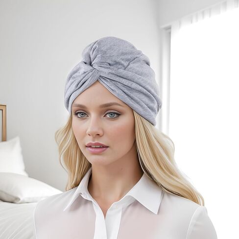 Turbans for Women Satin Lined Hair Bonnet Head Wrap Scarf Cover Durag Headwear Beanie Hat for Sleeping Outing Decor in Saudi Arabia