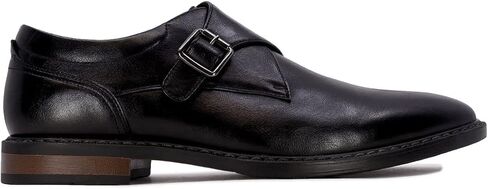 حذاء بدون كعب بحزام Monk للرجال من Nine West: حذاء أكسفورد من الجلد النباتي لراحة رسمية وكاجوال في العمل in Kuwait