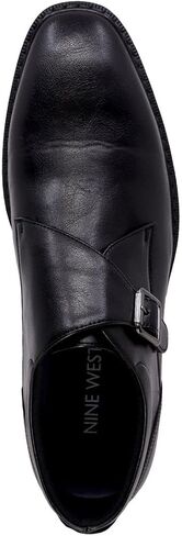 حذاء بدون كعب بحزام Monk للرجال من Nine West: حذاء أكسفورد من الجلد النباتي لراحة رسمية وكاجوال في العمل in Kuwait