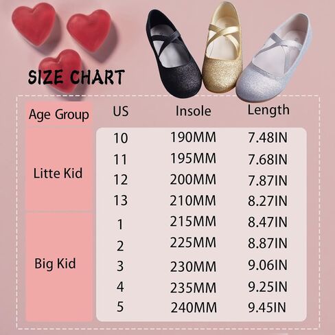 Girls Glitter Dress Shoes Ballerina Wedding School Uniform Flats Mary Jane Princess Shoes in Saudi Arabia