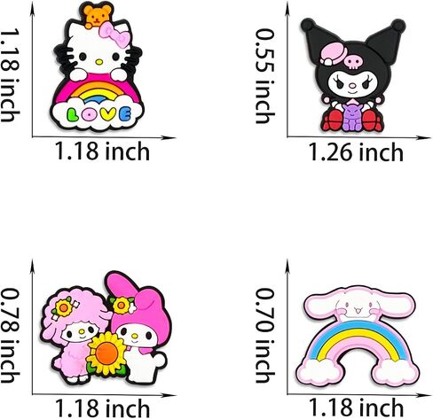 40Pcs shoe charms，Pvc shoe charms for clogs，shoe decorations for studs, sandals and bracelets for wrist straps and studs,shoe accessories for girls, women, and teenagers as party gifts in Saudi Arabia