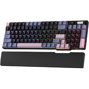 RK ROYAL KLUDGE RK96 RGB Limited Ed, 90% 96 Keys Wireless 3-Mode BT5.0/2.4G/USB-C Hot Swappable Mechanical Keyboard w/Wrist Rest, Volume Control, Software, Massive Battery, RK Viridian Switch in Kuwait