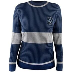 Cinereplicas Harry Potter - Quidditch Sweater Ravenclaw - M - Official License Blue