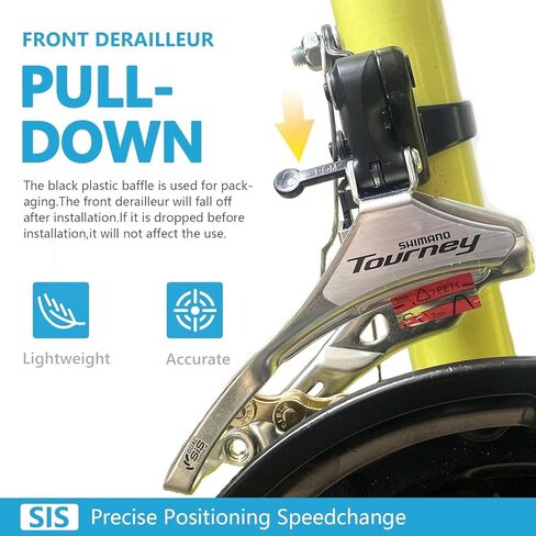 دراجة أمامية Derailleur للدراجات الجبلية على الطرق 31.8/34.9 مللي متر FD-TY300 3x6/7 سرعة بجولة العهرة العلوية والسفلية in Kuwait