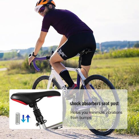 Bike Suspension Seat Post Shock Absorber 27.2mm 25.4mm Bicycle Universal Comfort Seat Post for All Kinds of Seat Post Bike Mountain Bike Road Bike in Saudi Arabia