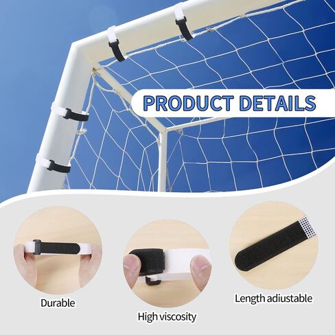 Soccer Goal Net Attachment Straps: 50pcs Attachment Straps for Holding Soccer Placement Nets to The Goal Posts for Boys Kids Soccer Training 14 x 0.8 Inch in Saudi Arabia