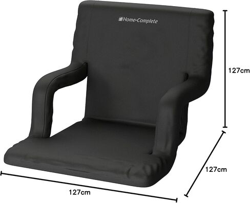 مجموعة وسائد هوم كاملة مكونة من مقعدين للملعب مع دعم مبطن للظهر، ومساند للذراعين، و6 أوضاع للاستلقاء، وأشرطة حمل محمولة، عبوتان، باللون الأسود in Kuwait