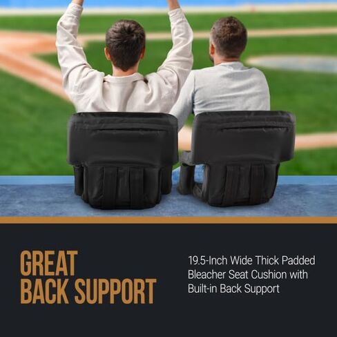 مجموعة وسائد هوم كاملة مكونة من مقعدين للملعب مع دعم مبطن للظهر، ومساند للذراعين، و6 أوضاع للاستلقاء، وأشرطة حمل محمولة، عبوتان، باللون الأسود in Kuwait