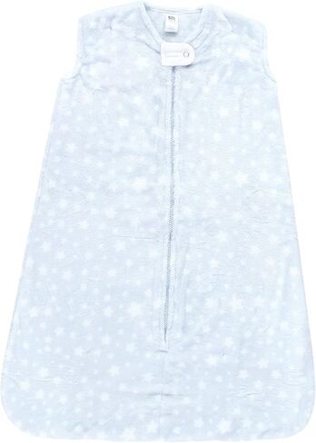 Hudson Baby Unisex Baby Plush Sleeping Bag, Sack, Blanket, Navy Stars, 12-18 Months in Kuwait