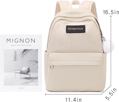 حقيبة ظهر Sunborls للأطفال، حقيبة مدرسية Kawaii للفتيات، حقيبة ظهر كرتونية لطيفة مقاس 16 بوصة، حقيبة ظهر للفتيات الصغيرات، وردي in Kuwait